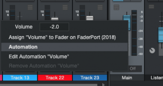 Assign Fader to FaderPort.png